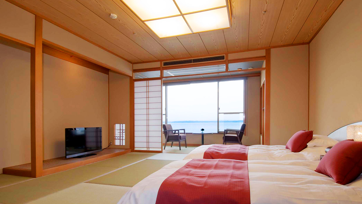 OCEAN VIEW <br>JAPANESE-STYLE TWIN ROOM