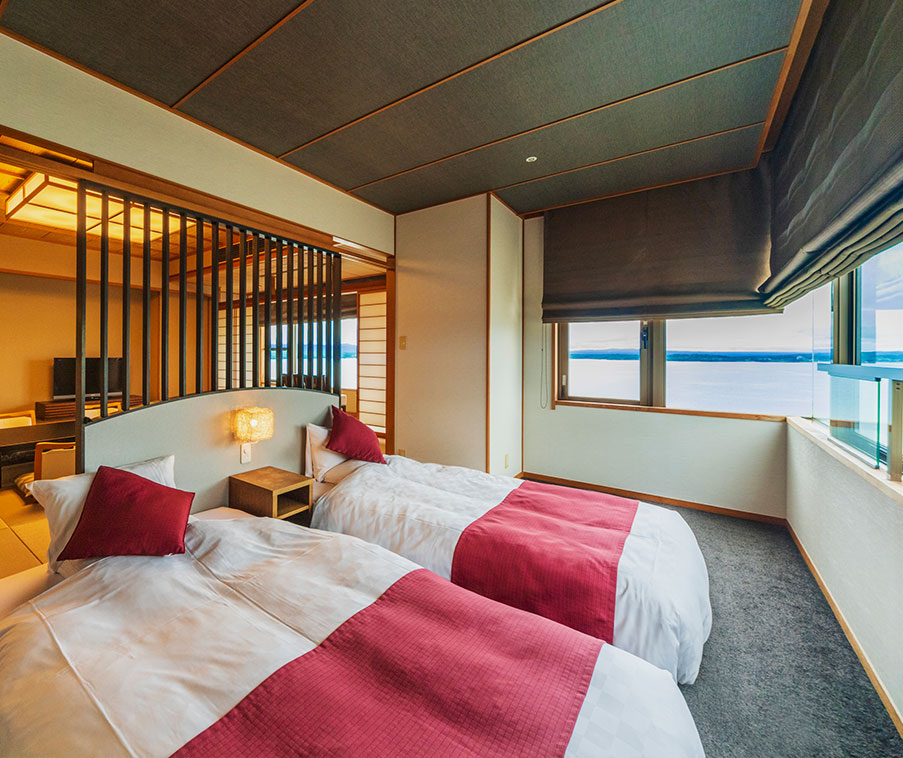 全室オーシャンビューの客室