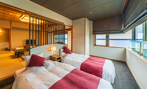 オーシャンビュー和洋室